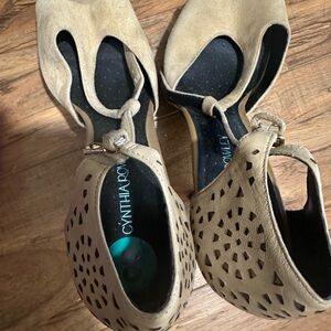 Tan color shoes